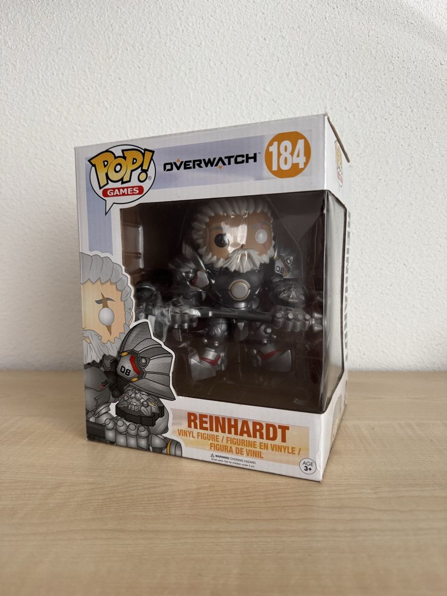 Funko Statuette: Pop, overwatch, reinhardt – Nuovo e nell'imballaggio originale da Geneveys-Coffrane venduto da jon_n5qd