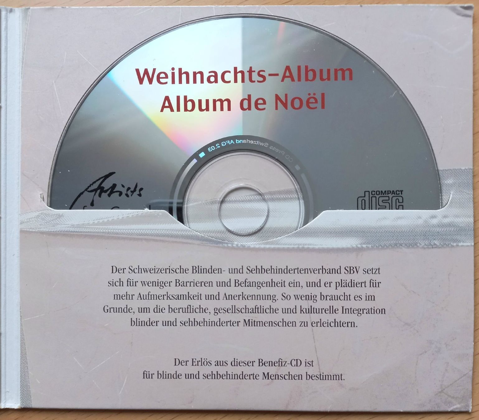 CD: CD - Weihnachten mit Schweizer Künstlern - CH – Usato da Niederuzwil venduto da lubimaja 1