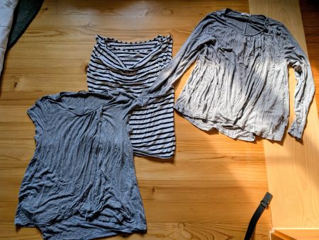 Stillshirts zum Austragen M+L (gem. Beschreibung)