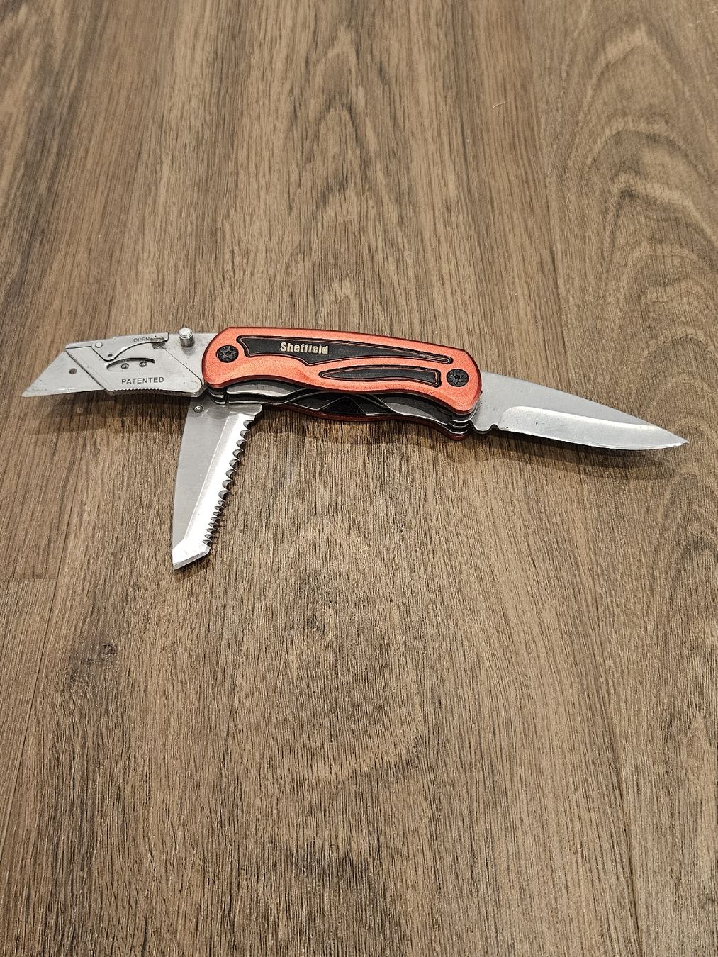 Zubehör: Sheffield Multitool Messer mit Stanley Holster – Gebraucht aus Anwil von tamoos