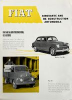 Fiat 1400 & 615 - Alte Werbung / Ancienne publicité 1951