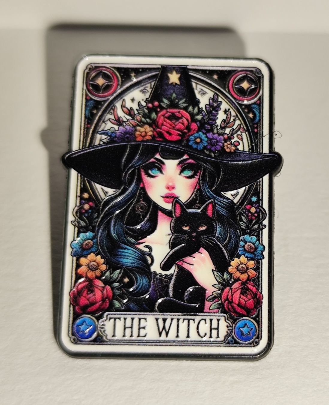 Plaketten & Abzeichen: Pin: Tarot "The Witch" ca. 3.5 cm – Neu und originalverpackt aus Bettingen von hamau2012