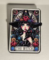 Pin: Tarot "The Witch" ca. 3.5 cm