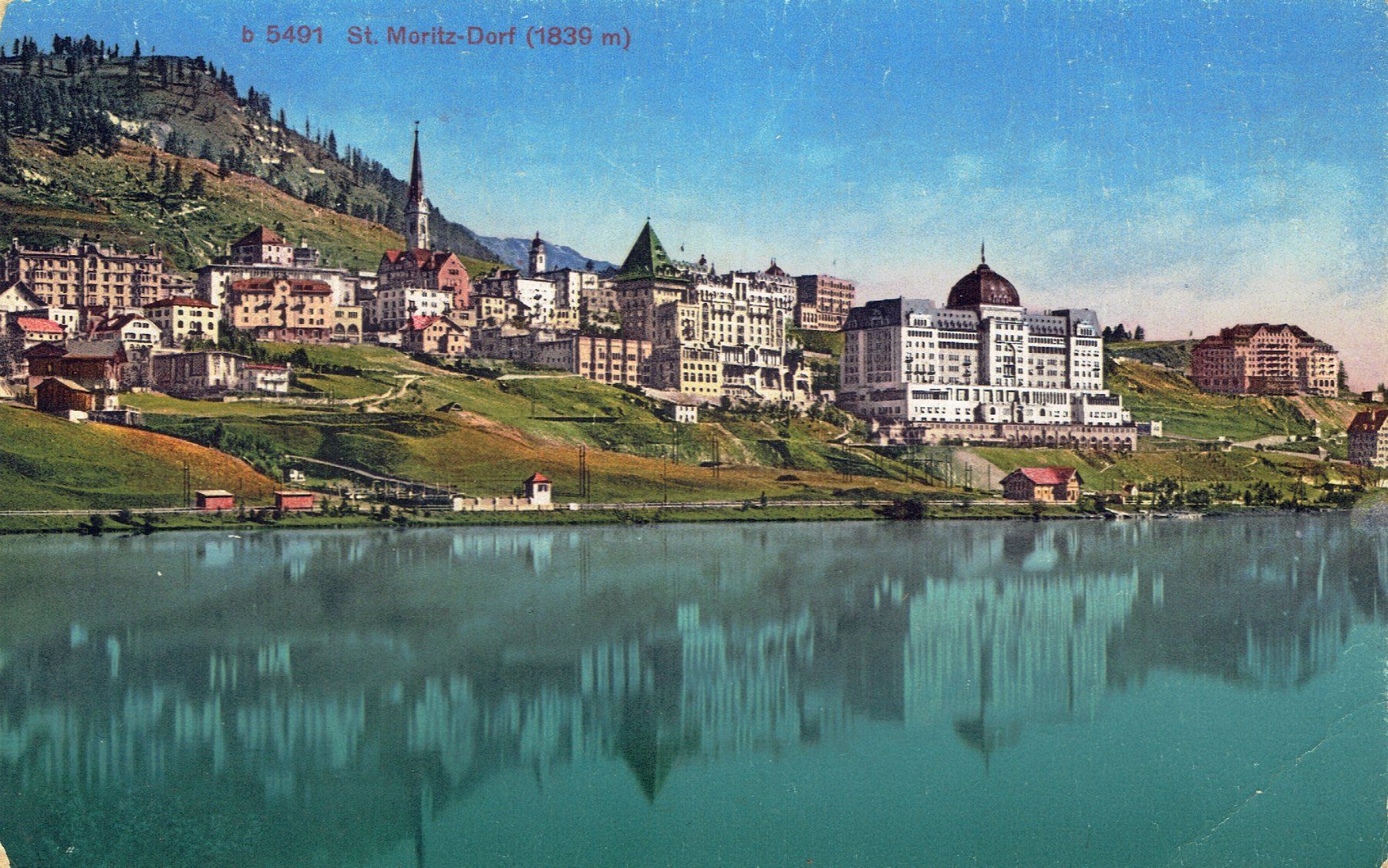 Cartoline postali: St. Moritz GR, um 1910 – Usato da Otelfingen venduto da Schmitte9