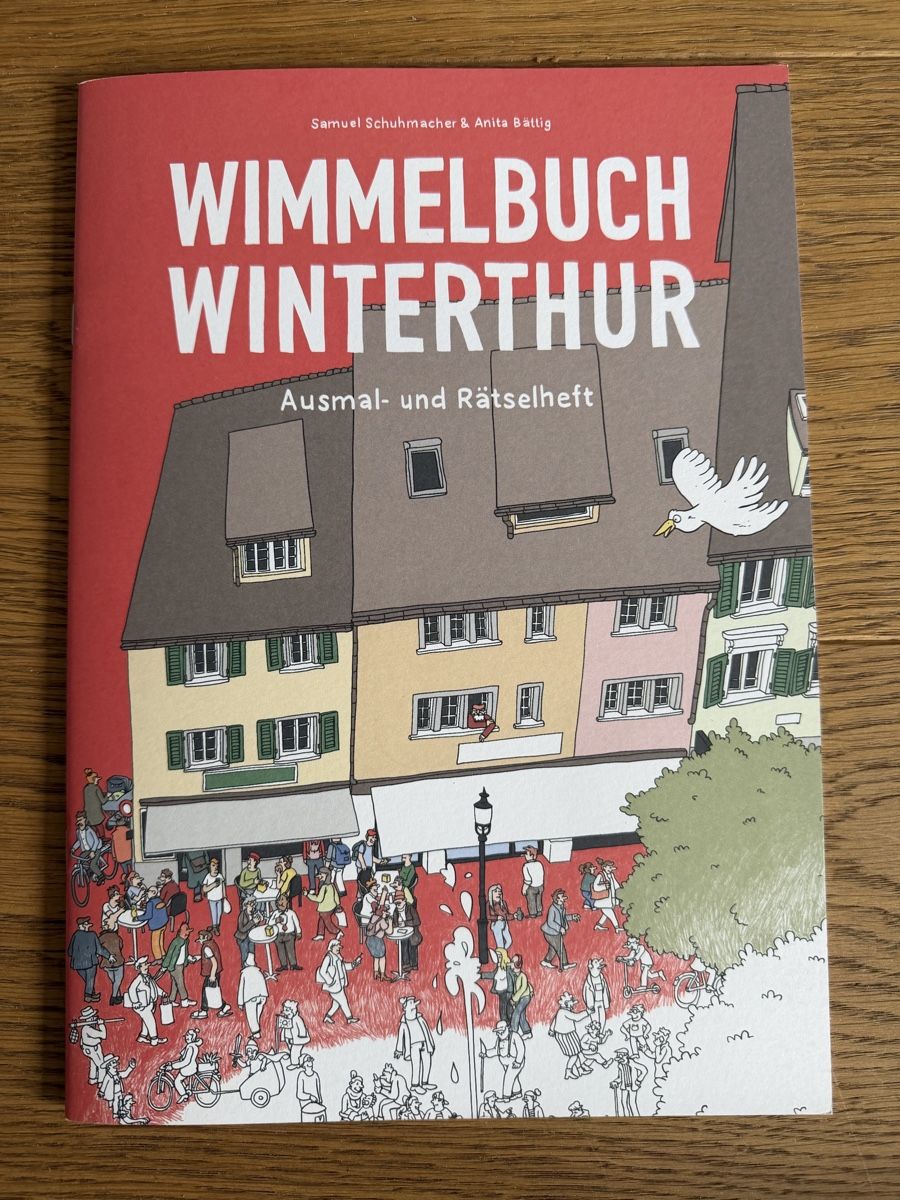Libri: Wimmelbuch Winterthur Ausmal- und Rätselheft – Nuovo e nell'imballaggio originale da Effretikon venduto da Saendu24