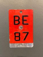 Velonummer - BE 87