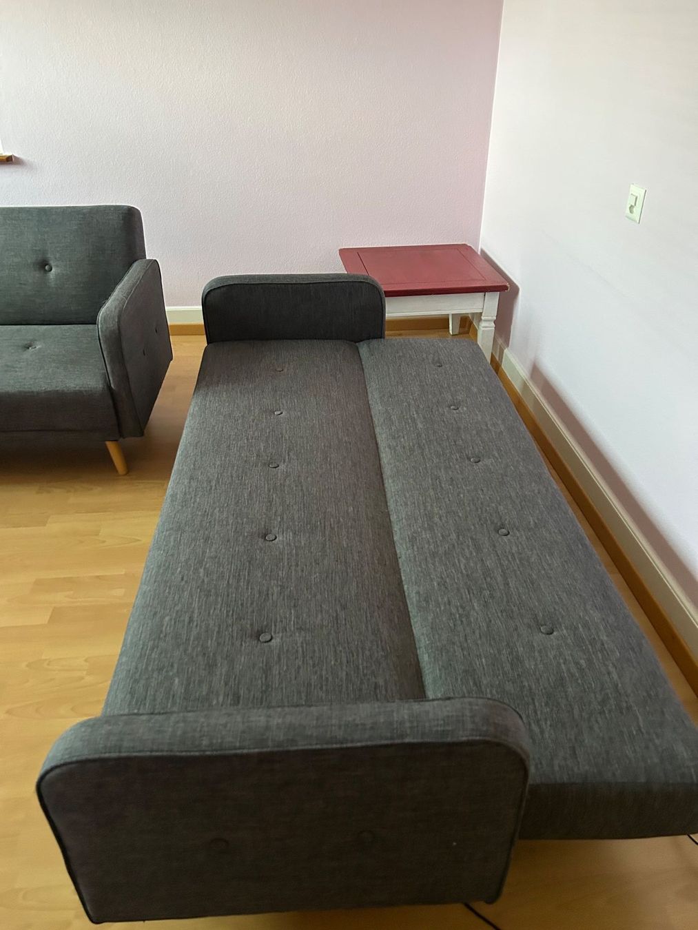Sofas: 2 Schlafsofa dunkelgrau Stoff – Gebraucht aus Zuchwil von bea_tl7p 3