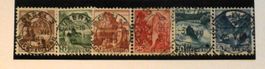 CH 1948 Lanschaftsbilder Farbänderung Volstempel