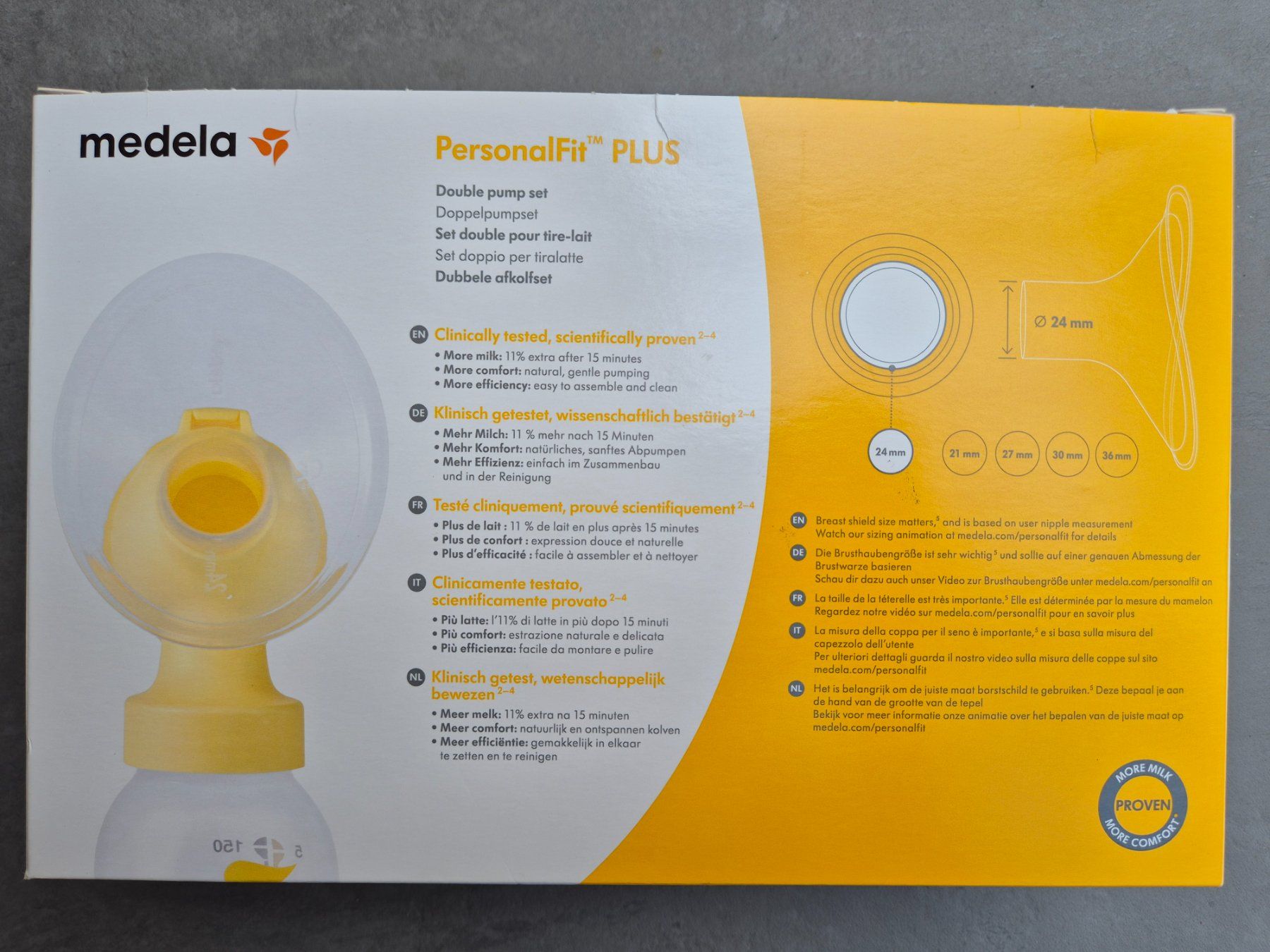 Medela Accessori per l’allattamento: Medela PersonalFit PLUS Brustpumpenset – Usato da Goldau venduto da simona.dettling 3