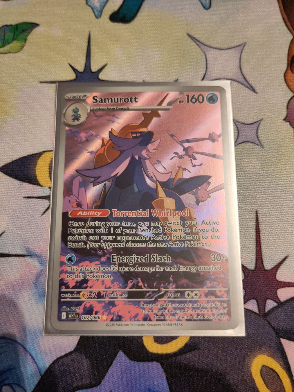 Pokémon Sammelbilder & Trading cards: Samurott 107 — White Flare – Gebraucht aus Weiningen ZH von mathisch