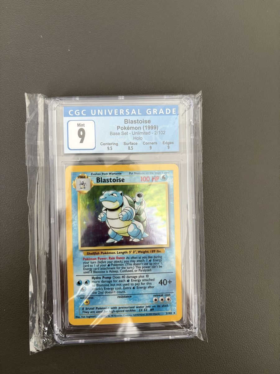 Pokémon Carte collezionabili: Blastoise / Turtok &  Squirtle / Schiggy Base Set CGC / PSA – Nuovo (secondo la descrizione) da Frick venduto da Jimmy6860 1