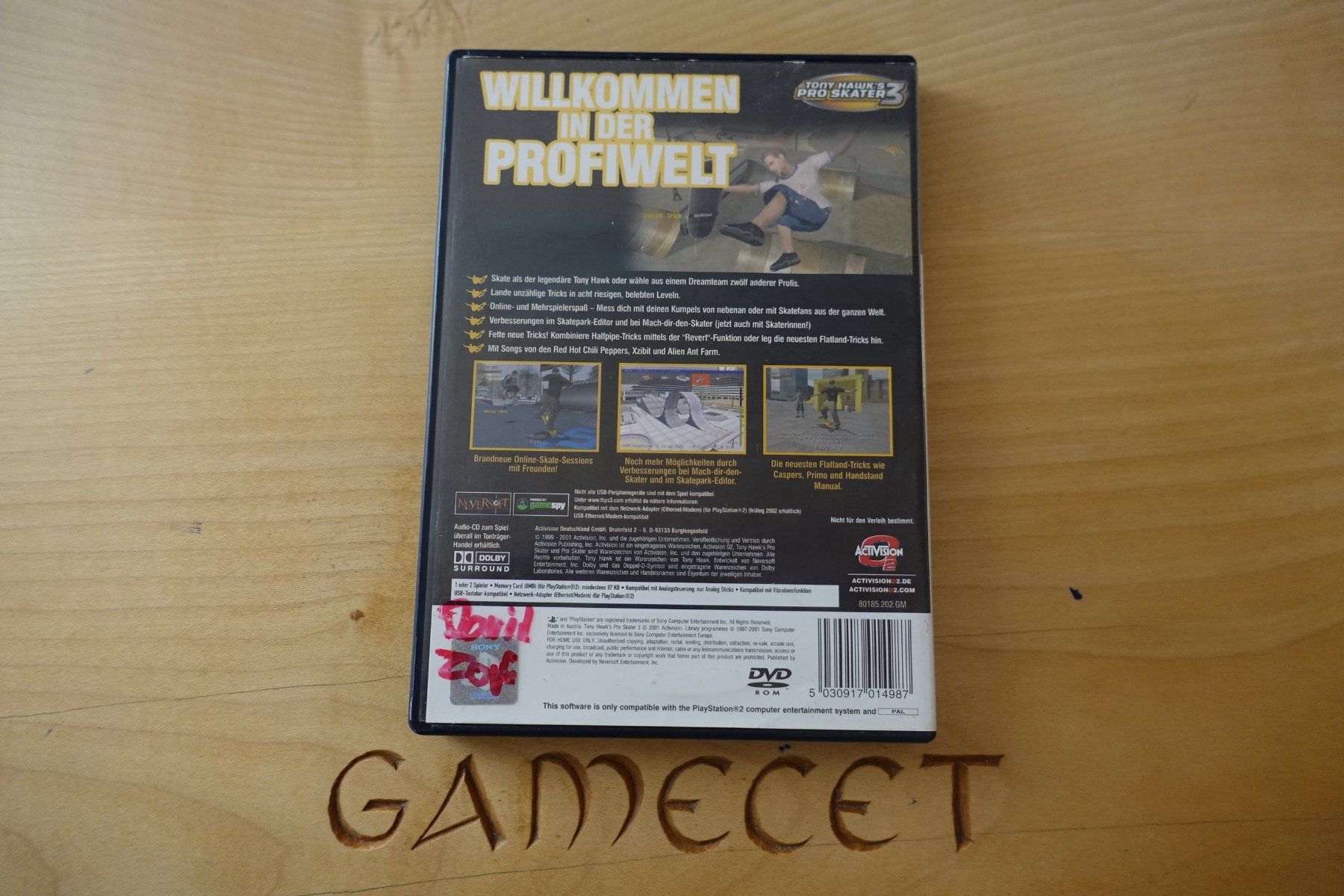 Sony Giochi: Tony Hawk's Pro Skater 3 – Usato da Steinach venduto da Gamecet 2