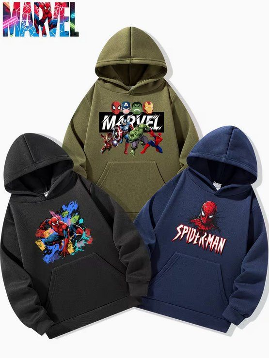 Maglioni & Felpe: 3er Set Marvel Kinderpullover / Gr. 130 / 7-8Y – Nuovo e nell'imballaggio originale da Oensingen venduto da Liquidations-Shop