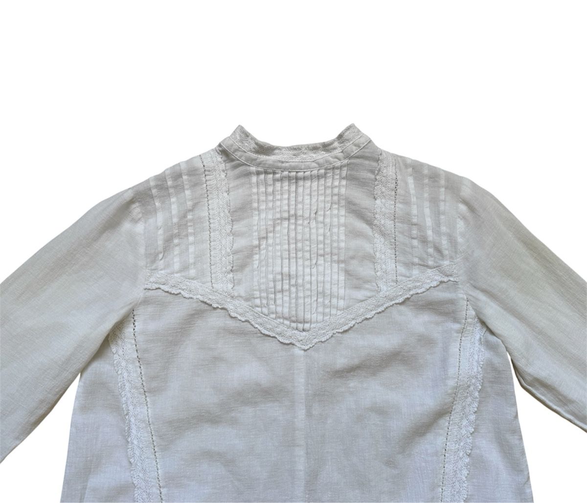 Camicette: Vintage Baumwolle Spitze Bluse – Usato da Zürich venduto da pet_8jkt