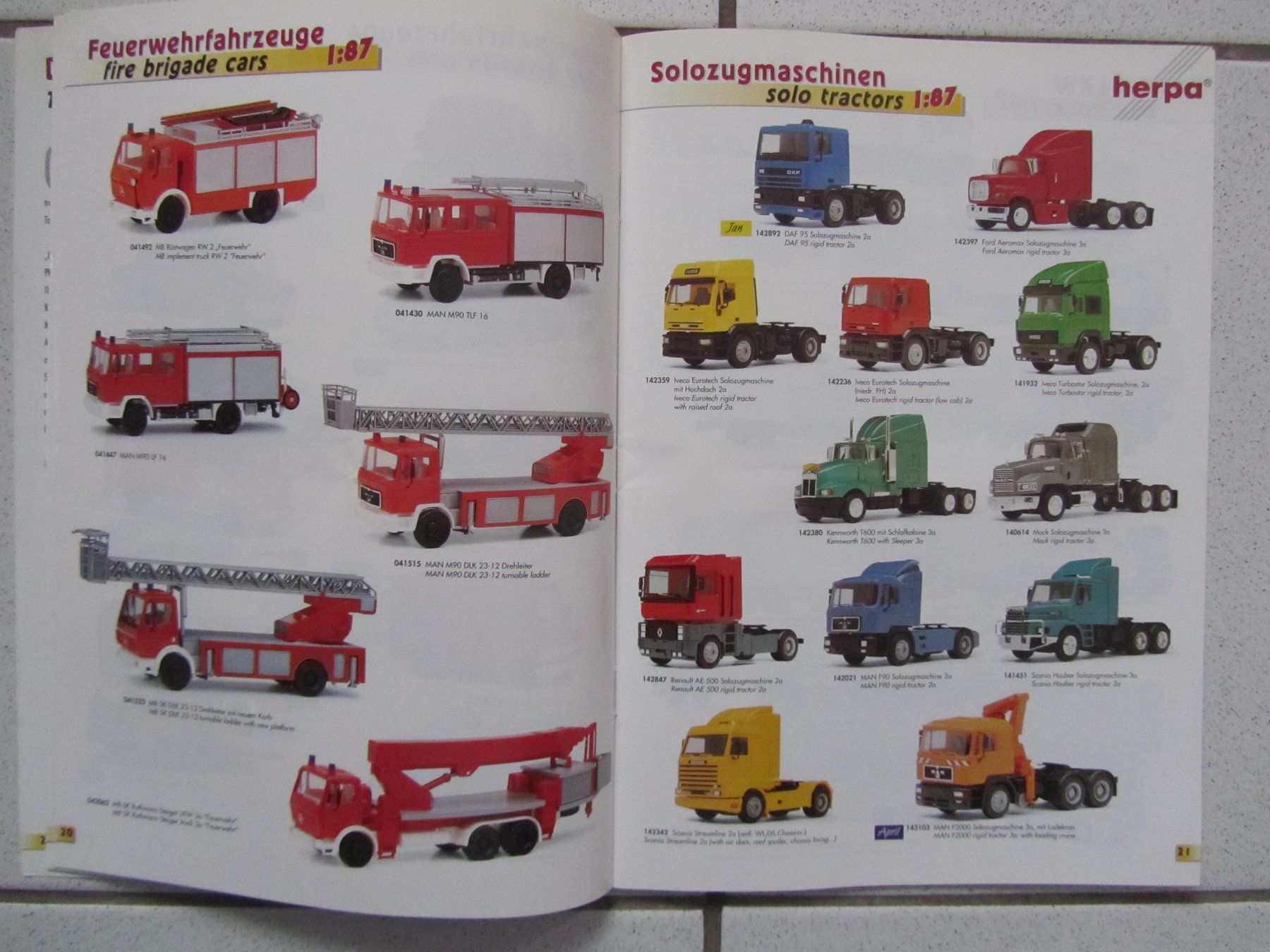 Herpa Modellautos: herpa, Automodell-Katalog 1995 – Gebraucht aus Weiningen ZH von dietsch57 4