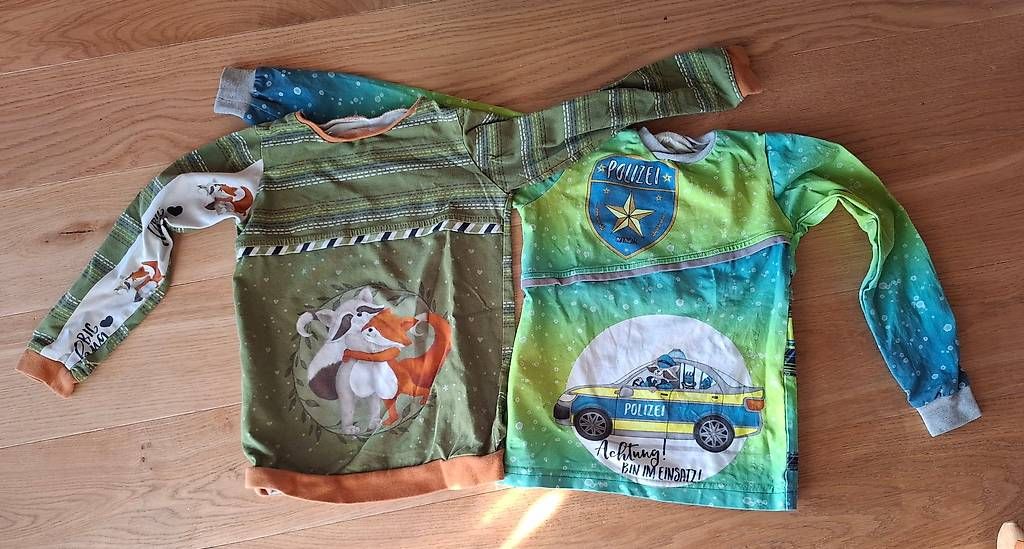 Maglioni & Felpe: 2 Langarmshirts Gr.98 – Usato da Aathal-Seegräben venduto da DiBritta