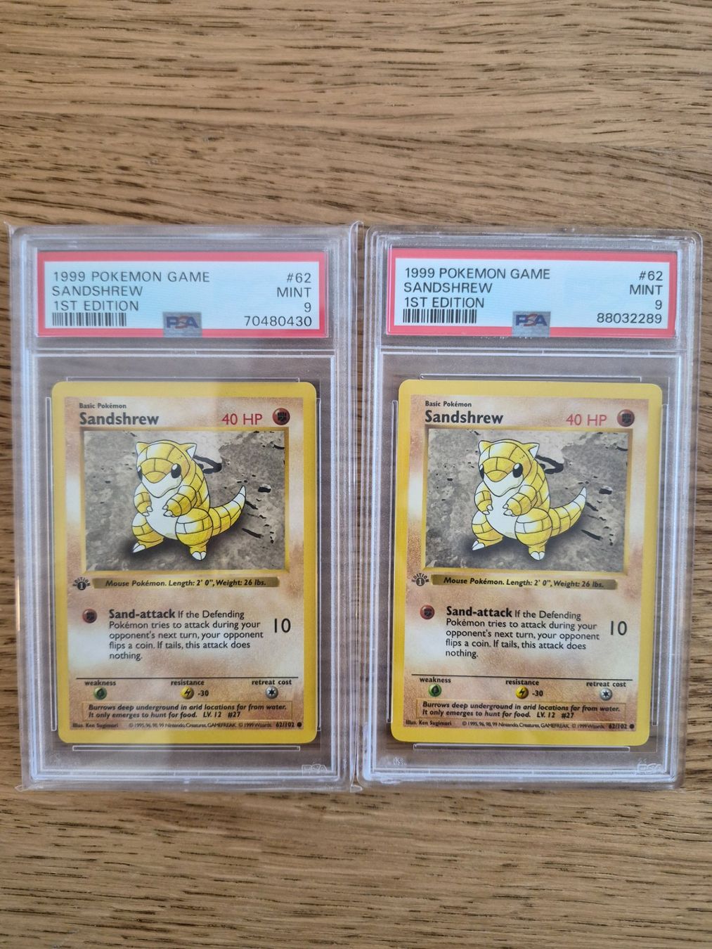 Pokémon Carte collezionabili: Sandan / Sandshrew / Sandamer / Sandslash Sammlung PSA – Usato da Hermetschwil-Staffeln venduto da Hakicards 2