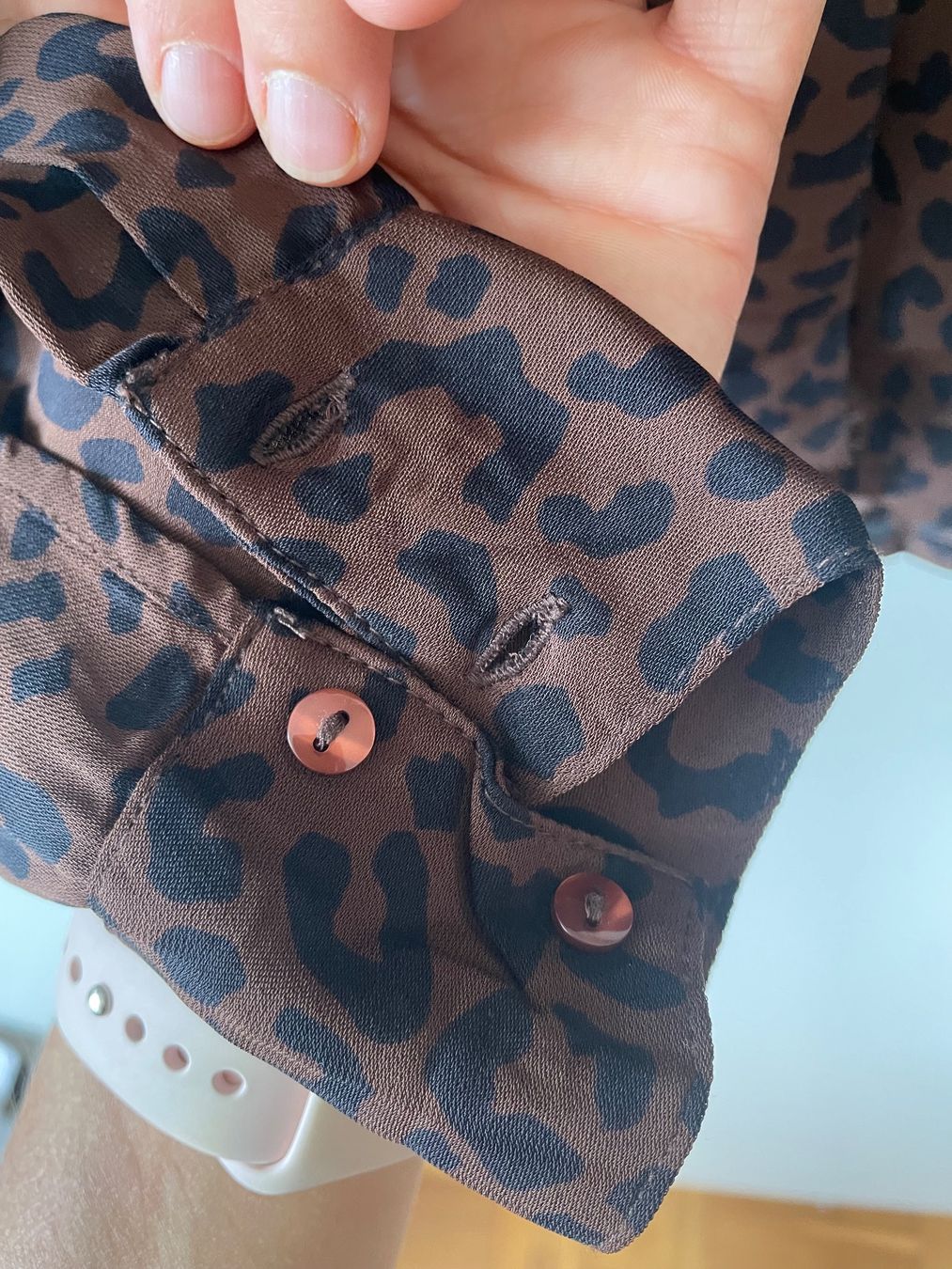 Camicette: Minimum Damen Bluse mit Leo-Muster / Leopard Print – Gr. 34 – Usato da Neukirch an der Thur venduto da bee88 3