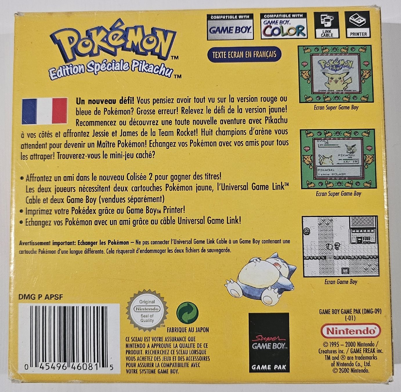 Pokémon Spiele: pokemon version jaune pikachu en boite complet FR  – Gebraucht aus Pully von RandomZero 6
