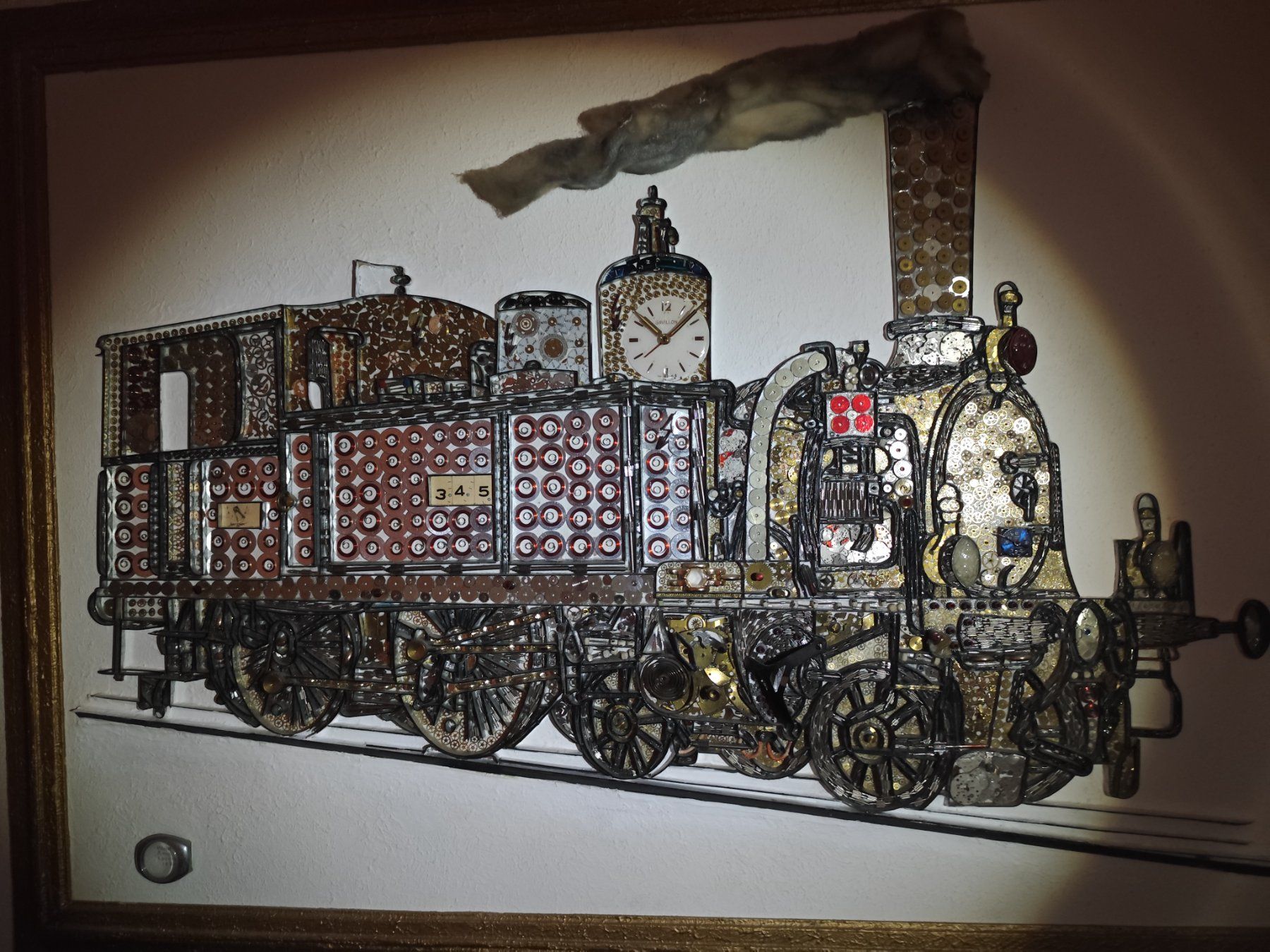Orologi: Dampf Lokomotive kunstwerk ( ein Unikat) – Usato da minusio venduto da bierbrauer