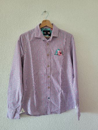 Herrenhemd Colours & Sons Gr. S gestreift