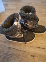 Kinder Winterstiefel Camouflage gefüttert Grösse 26