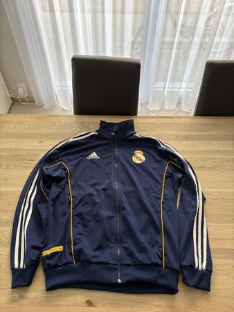 Real Madrid Trainingsjacke blau Grösse M guter Zustand
