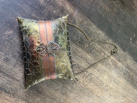 Handtäschli antik Kupfer + Messing