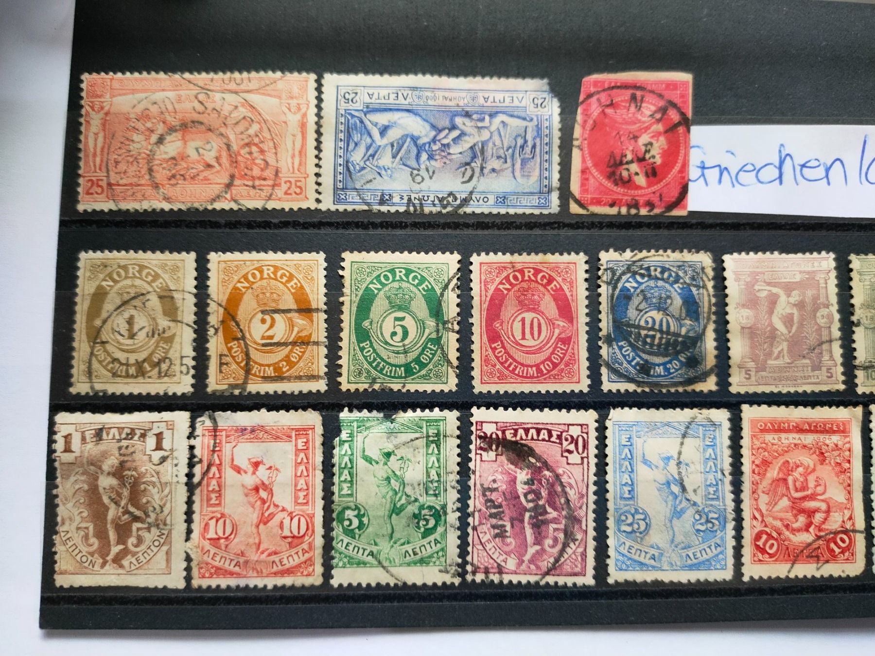 Tutti i francobolli: Briefmarken Lot Griechenland Alt – Usato da Bronschhofen venduto da happynews2018 1
