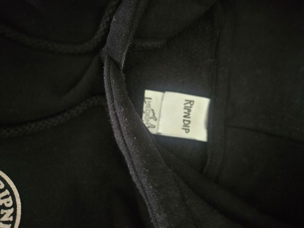 Getragenes Hoodie Rip n' Dip schwarz Grösse Medium 5