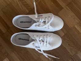Superga Sneaker weiss, Gr. 38 - Top Zustand für Frühling!