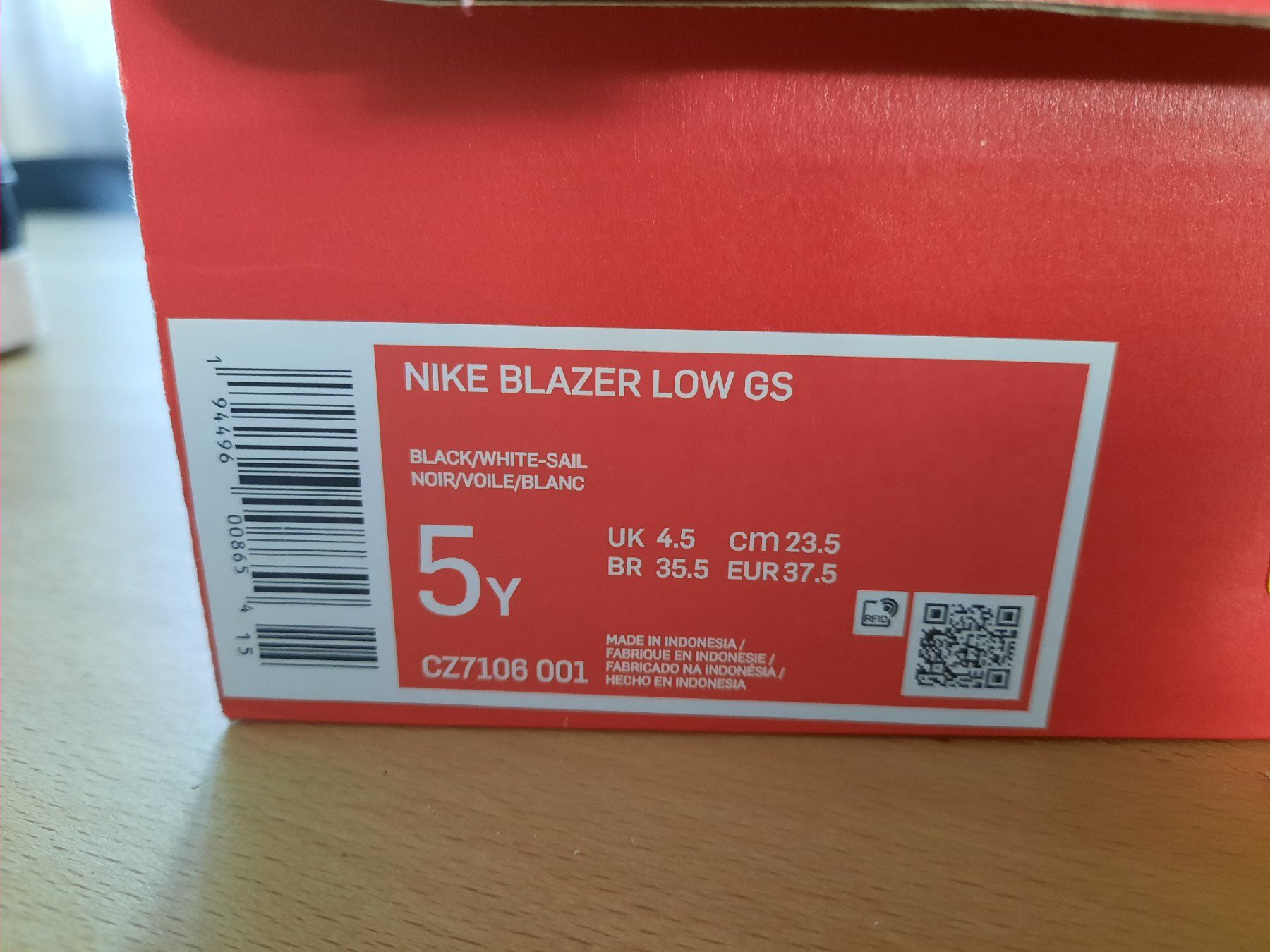 Nike Scarpe per ragazzi: Nike Blazer Low  Freizeitschuh in Gr 37.5 neu – Nuovo e nell'imballaggio originale da Jonschwil venduto da sonja8472 5
