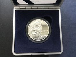 20 Franken Münze Max Frisch 2011 PP