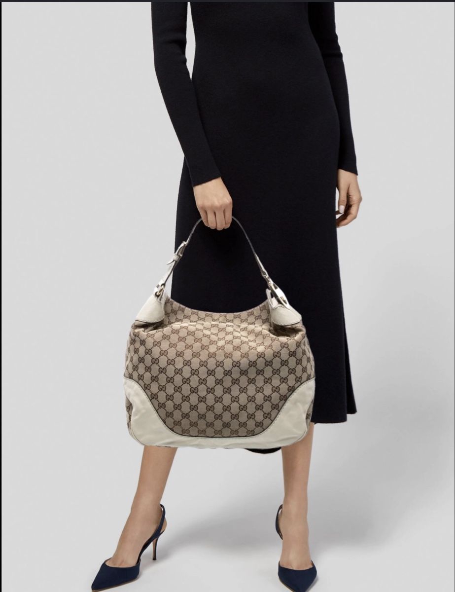 Gucci Borse da donna: Gucci Monogram Medium Charlotte Hobo Off White – Usato da Buch am Irchel venduto da Pukpan_99 8
