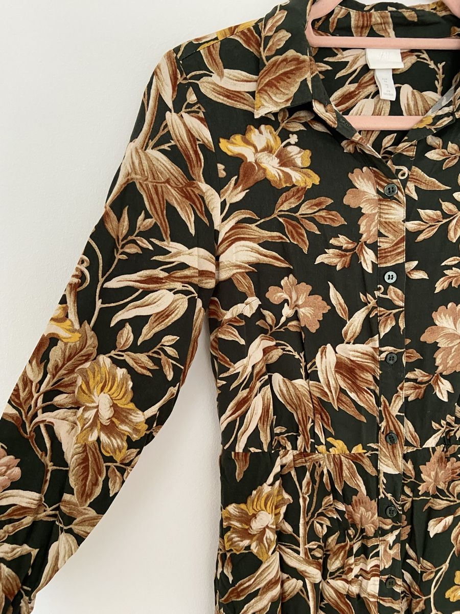 H&M Vestiti: Hemdkleid H&M Blumenmuster Grösse 36 – Usato da Walde SG venduto da k_gii 2