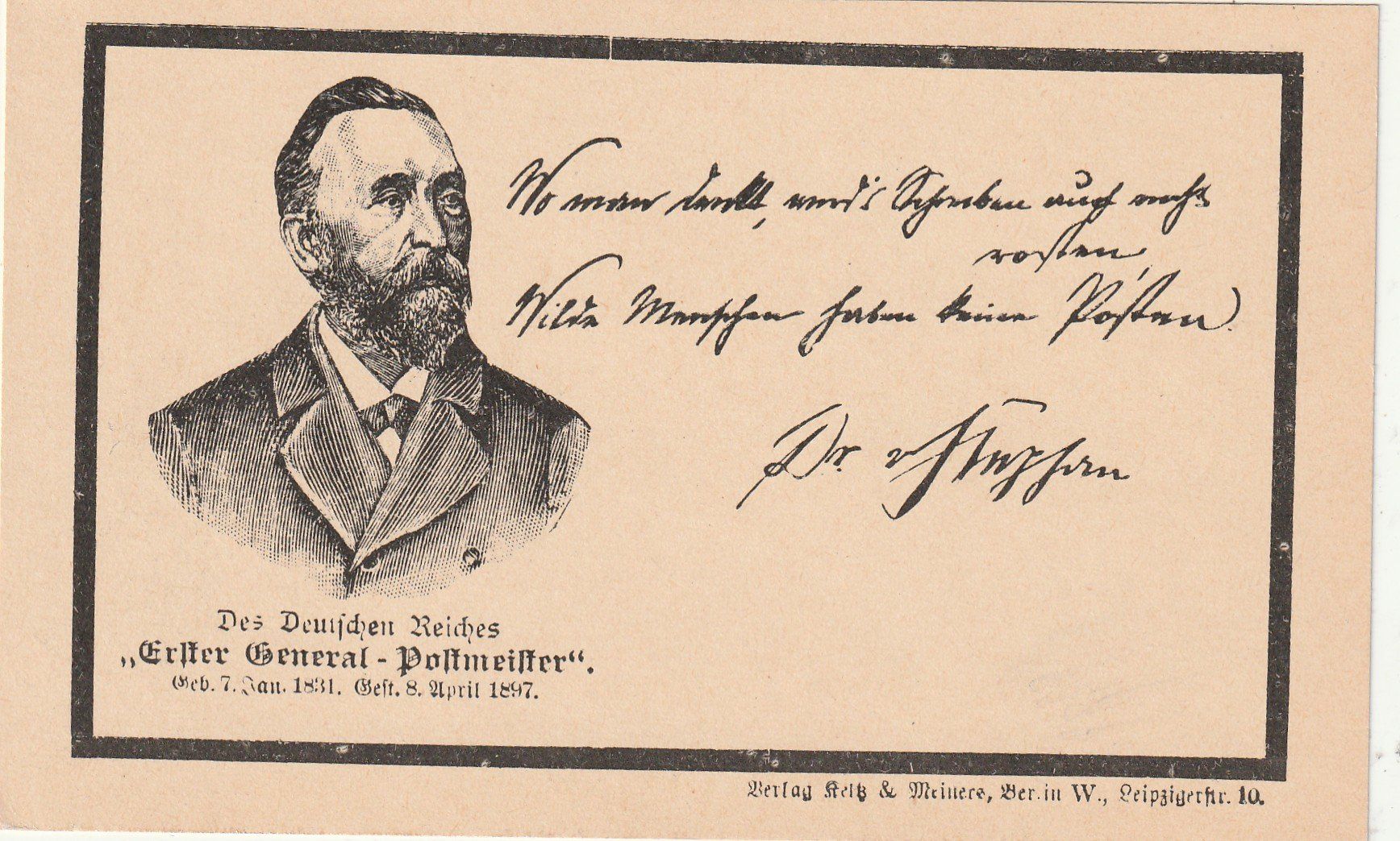 Cartoline postali: Deutsches Reich Erster General-Postmeister – Usato da Rorschacherberg venduto da fratovi2