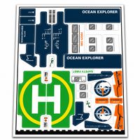 Ersatz-Sticker für LEGO Technic 42064 Ocean Explorer