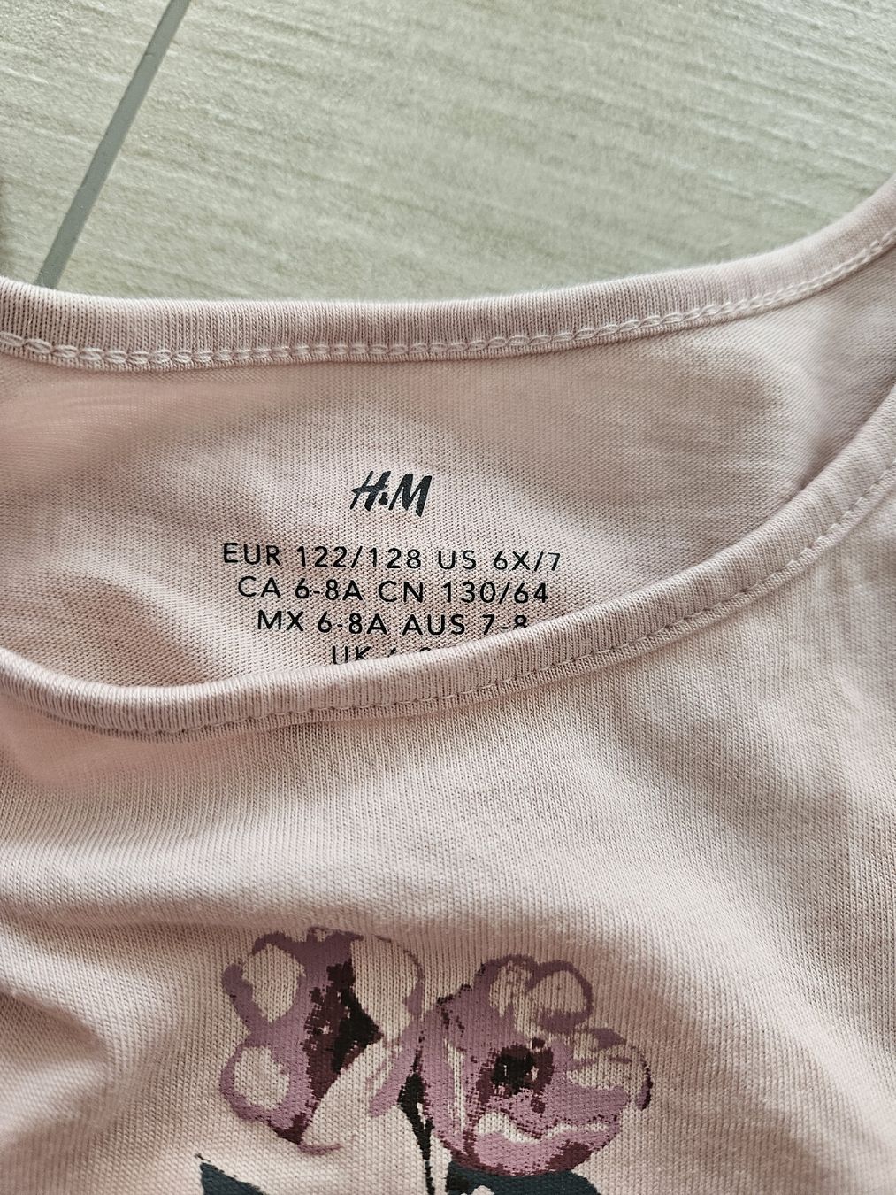 H&M Vestiti & Gonne: H&M Kleid, Grösse 122/128, rosa, Blumenmuster – Usato da Arni AG venduto da Silverstar_01 3