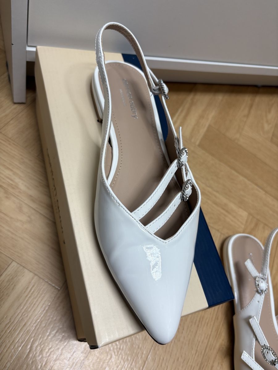 Scarpe da donna: Weisse Slingbacks 40 – Nuovo (secondo la descrizione) da Basel venduto da lolushka 6