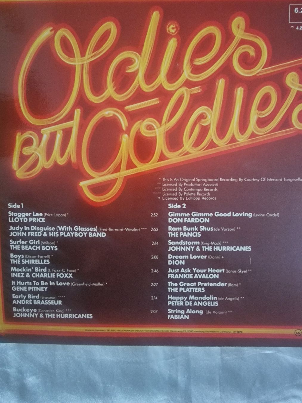 Dischi in vinile: 5 Lp's Oldies but Goldies – Usato da Pfaffnau venduto da gunport 5