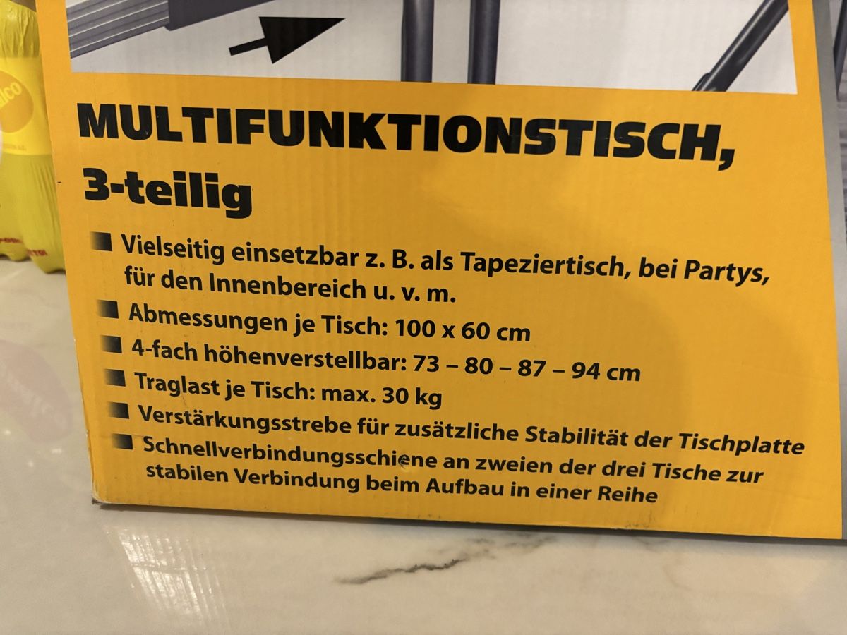 Tische: WORKZONE Multifunktionstisch 3-teilig neuwertig – Neu und originalverpackt aus Zürich von mbi_5bsz 1