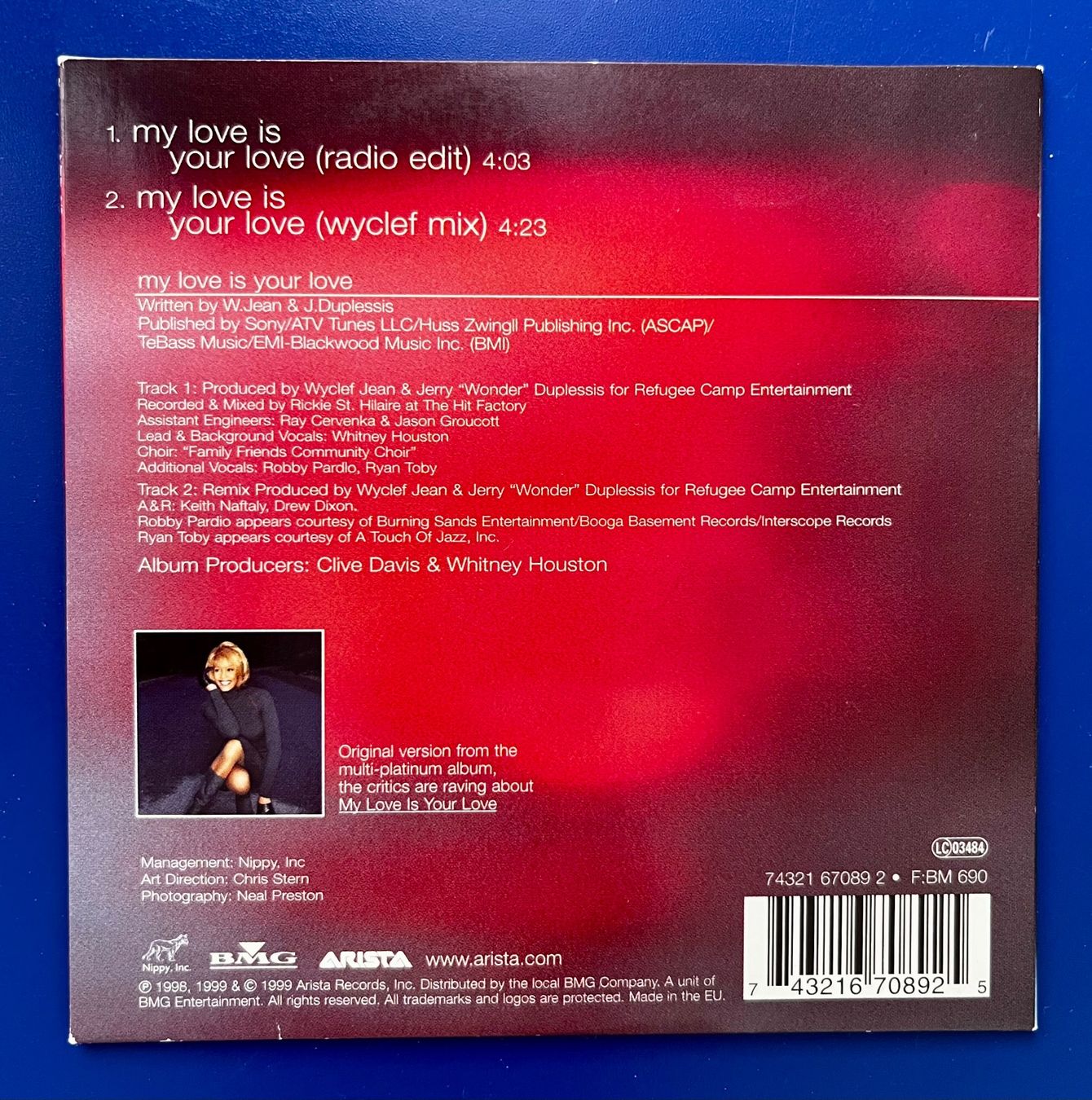 CD: CD 2 titres Whitney Houston édition 1998 – Usato da Carouge GE venduto da pierre956 1