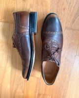 Gucci Lederschuhe Brogues braun