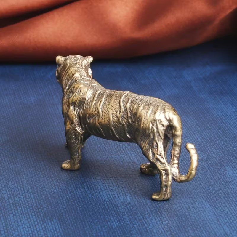 Statuette: Tiger aus Messing  - Vintage Deko – Nuovo (secondo la descrizione) da Uerkheim venduto da Justi.y 2
