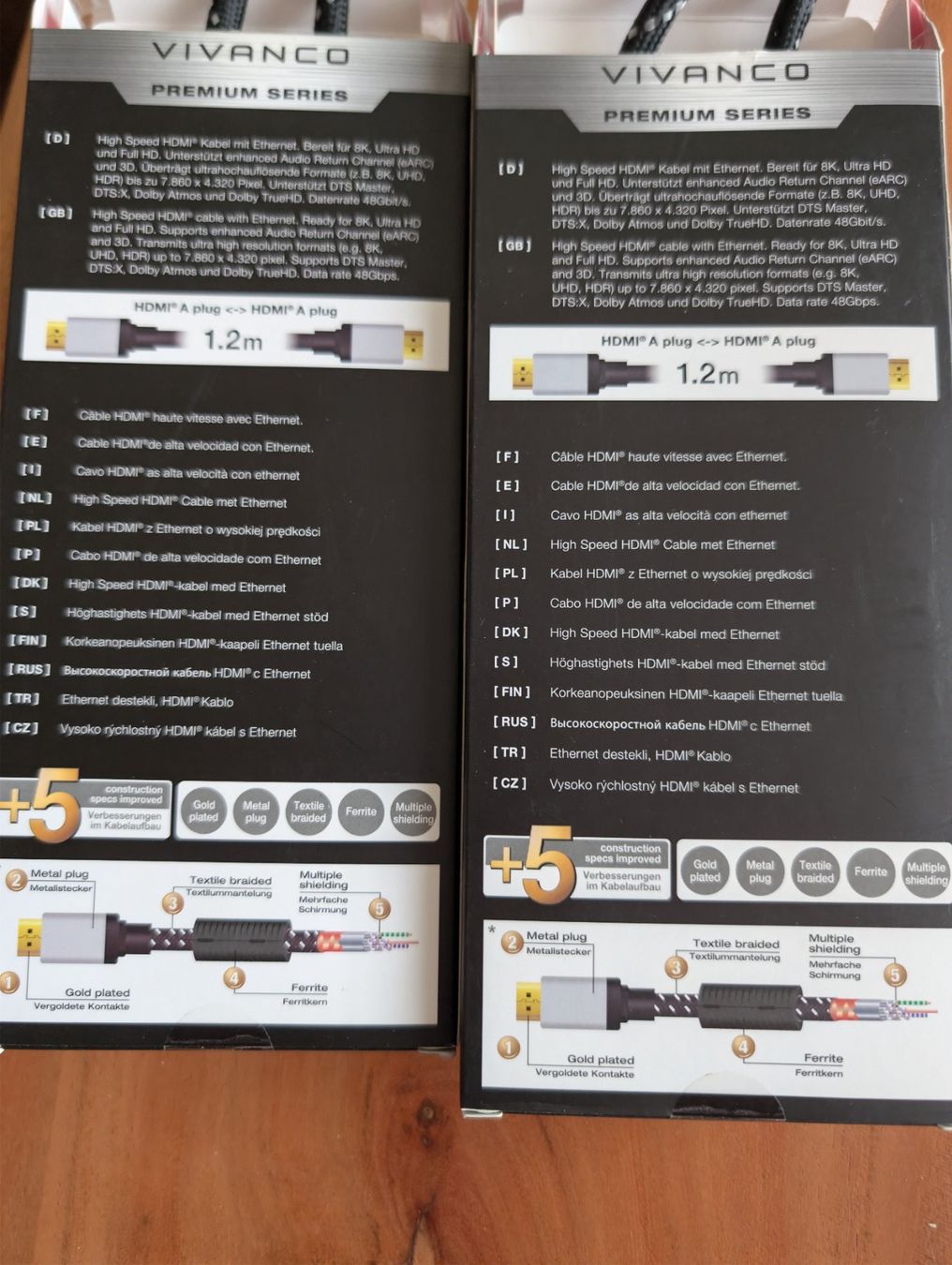 Câbles: Vivanco HDMI-Kabel (4er-Set) – D'occasion à Basel par dborch 3