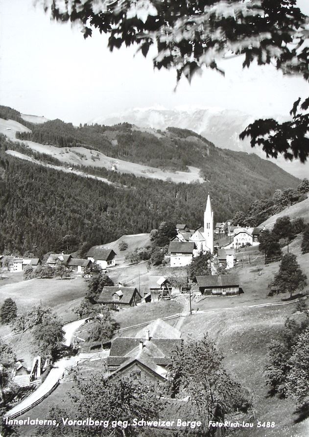 Cartes postales: INNERLATERNS Vorarlberg – D'occasion à Jona par philajona