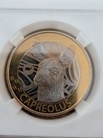 Münze 10 Franken Capreolus 2019 Schweiz Bicolor