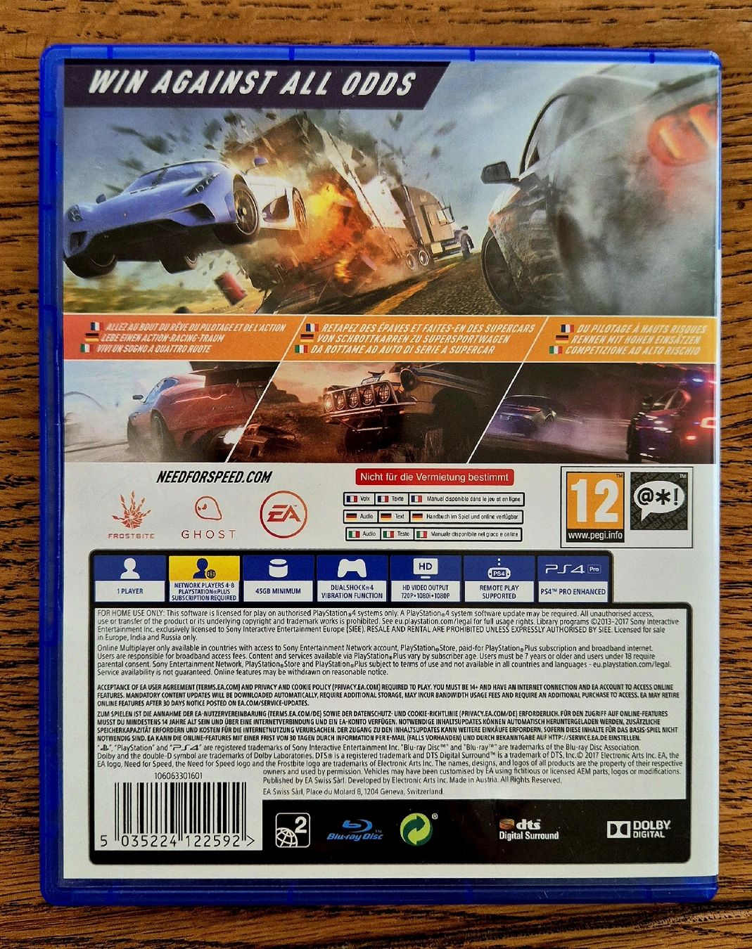 Jeux: Need for Speed Payback PS4 – Neuf (Voir description) à Au SG par AlenCompany 1