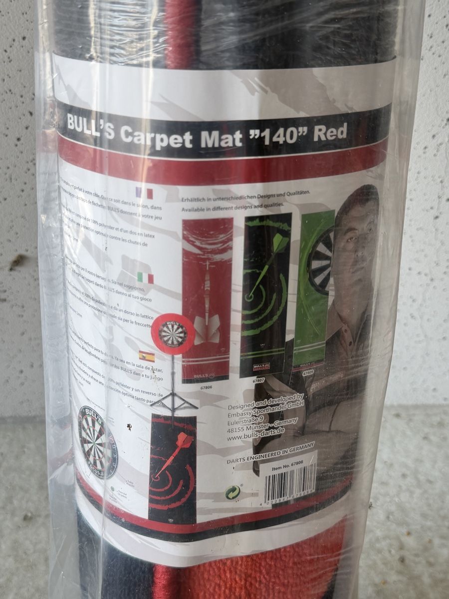 Tappeti: BULL'S Carpet Mat 140 Red – Nuovo e nell'imballaggio originale da Kaisten venduto da Enjoy1976 1