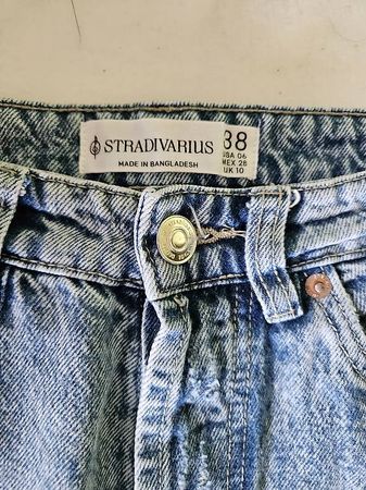 high waist mom jeans von stradivarius grösse 38